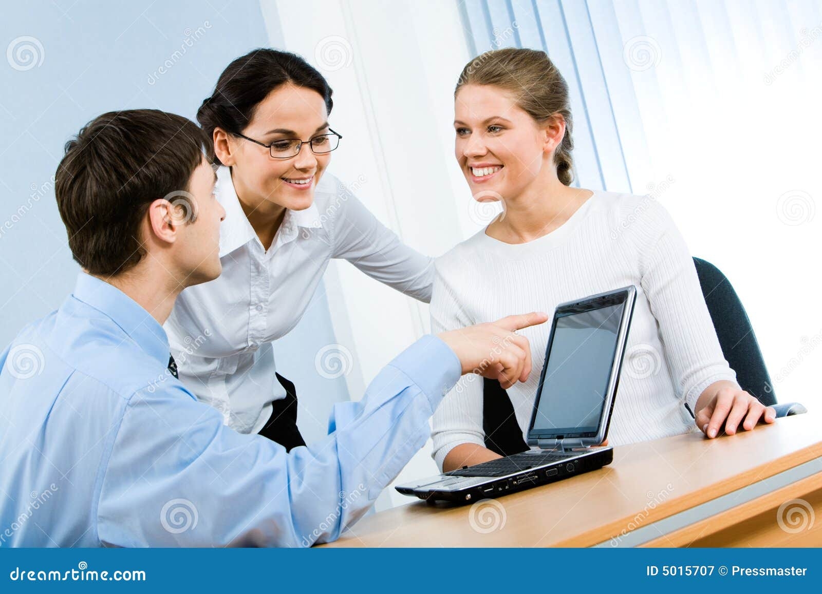 Explaining Stock Image Image Of Light Male Adult Partnership 5015707