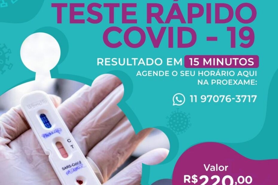 Fa a Seu Teste R pido Para Covid 19 Em S o Paulo Na Pro Exame Pro Exame