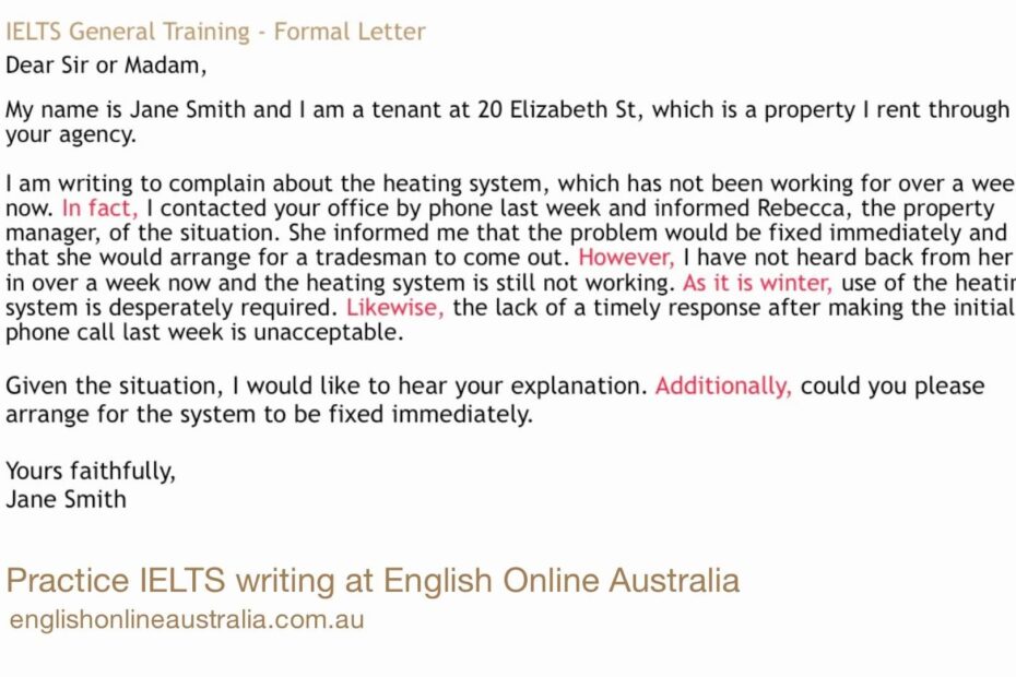 Fantastic Ielts General Writing Task 1 Samples With Answers Pdf Resume