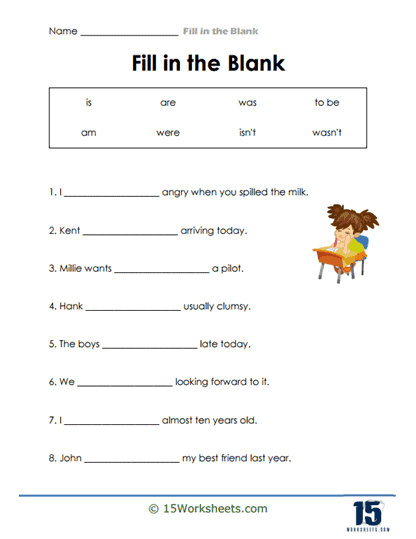 Fill In The Blank Worksheets 15 Worksheets