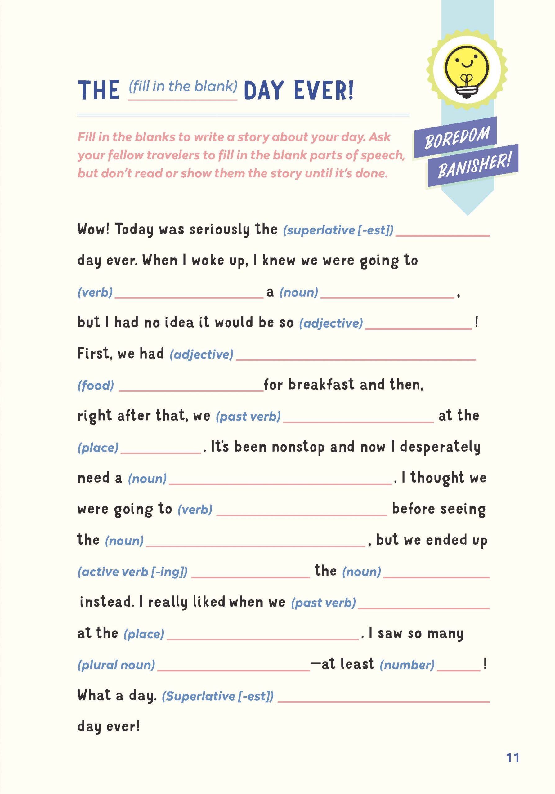 Fill In The Blanks Ultimate Travel Journal For Kids 2TravelDads