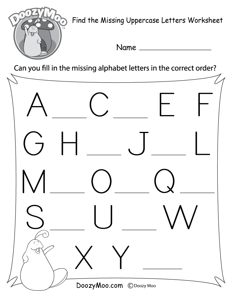 Filling In Missing Letters