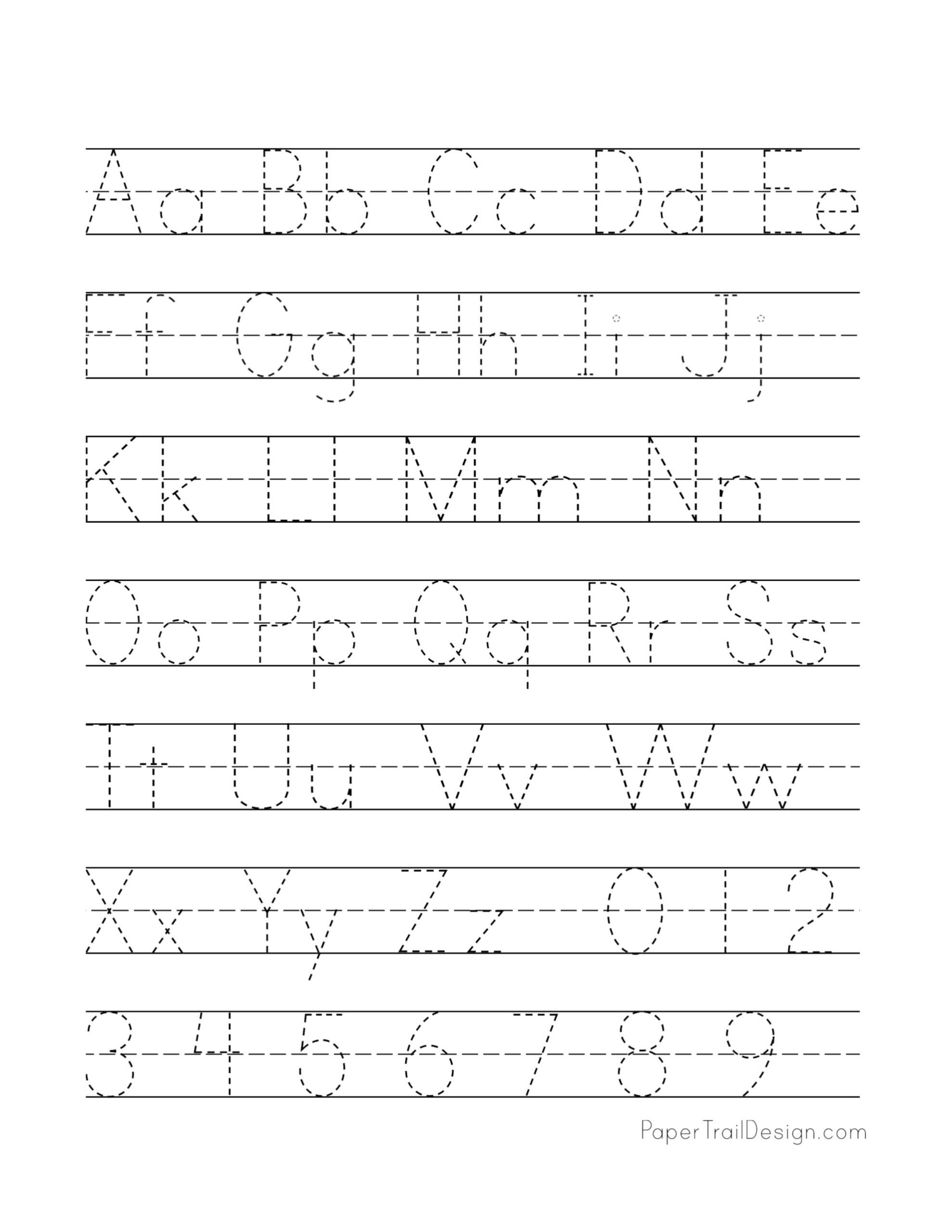 Free Abc Writing Practice Sheets