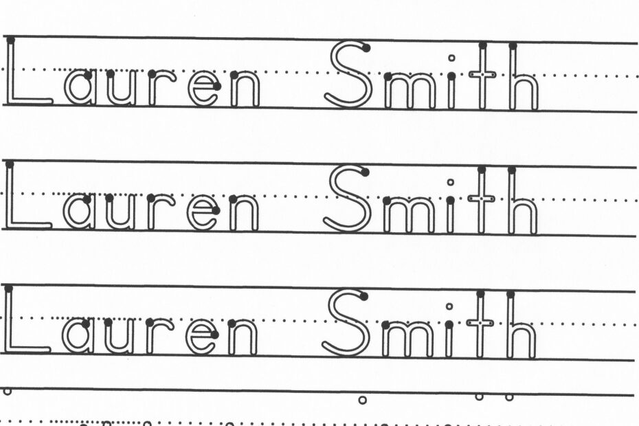 Free Name Tracing Sheets Preschoolers 0234e Preschool Vrogue co
