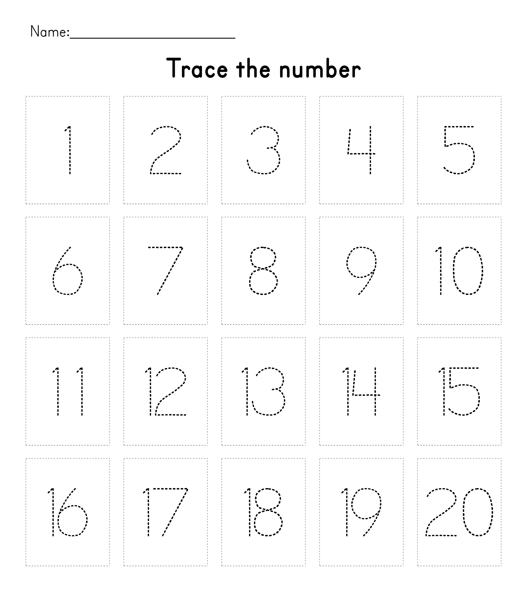 free printable preschool worksheets
