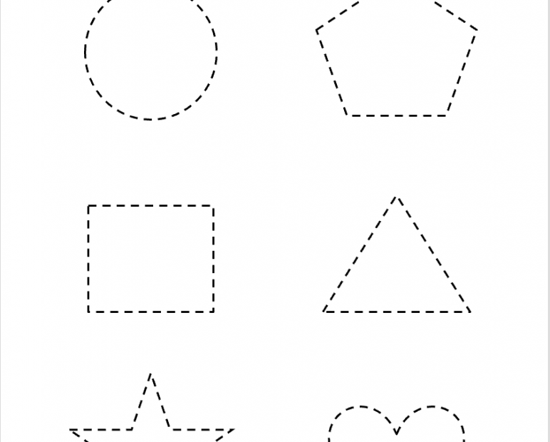 Free Preschool Tracing Shapes Printable Free Worksheets Free4Classrooms