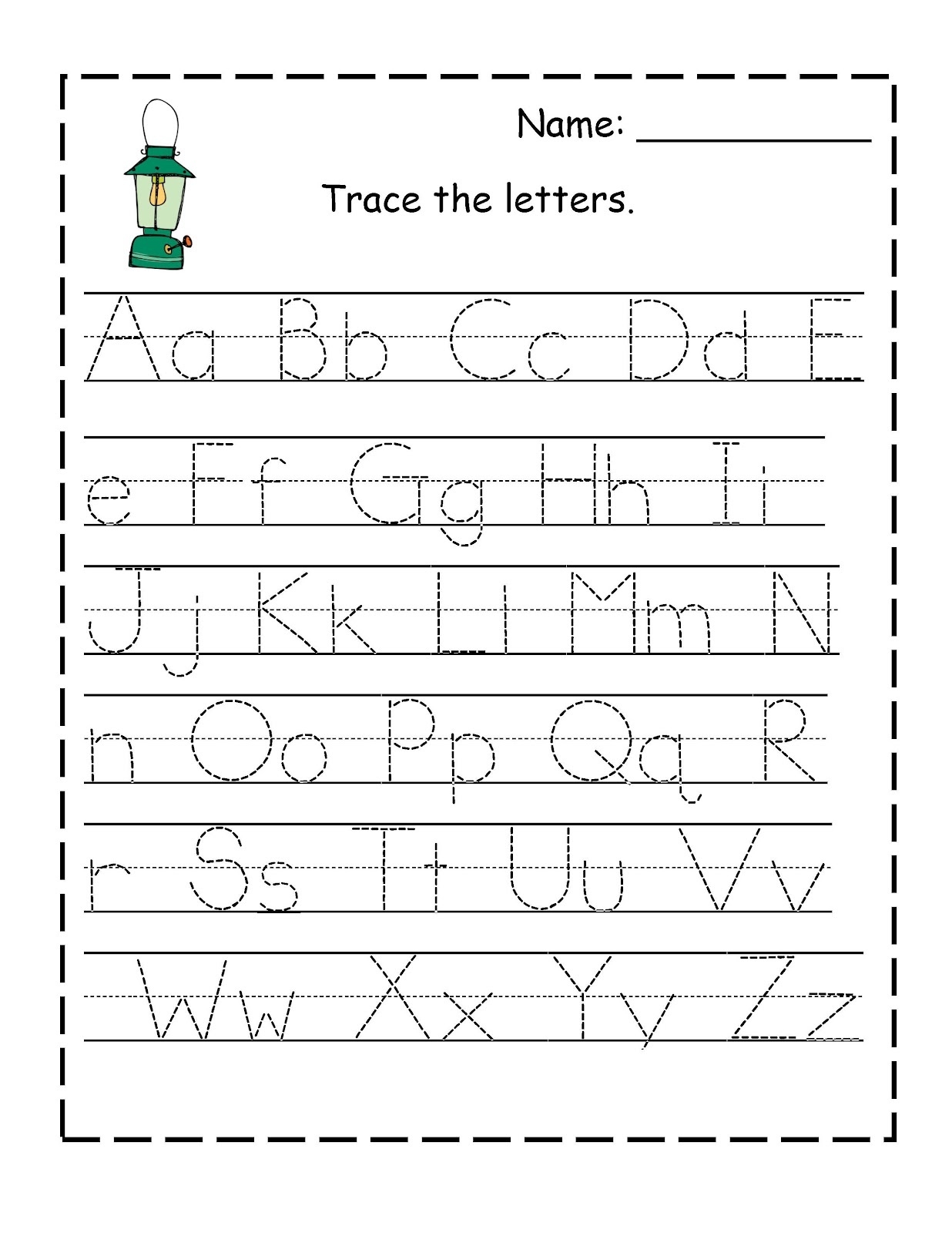 Free Printable Abc Practice Sheets