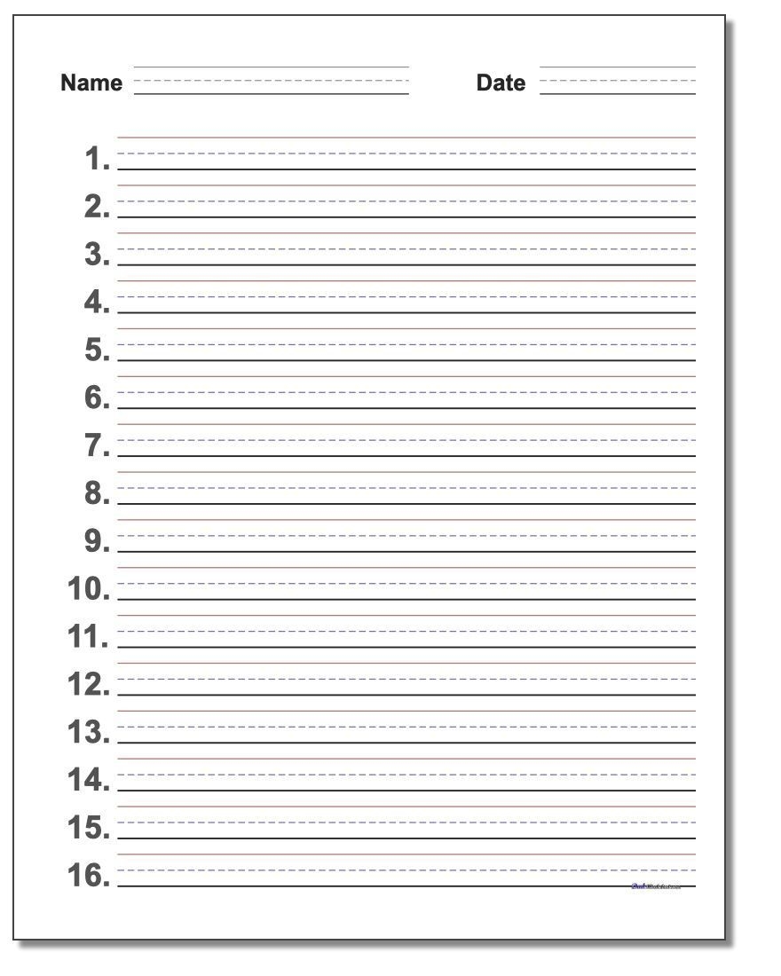 Free Printable Blank Spelling Practice Worksheets Learning How To Read