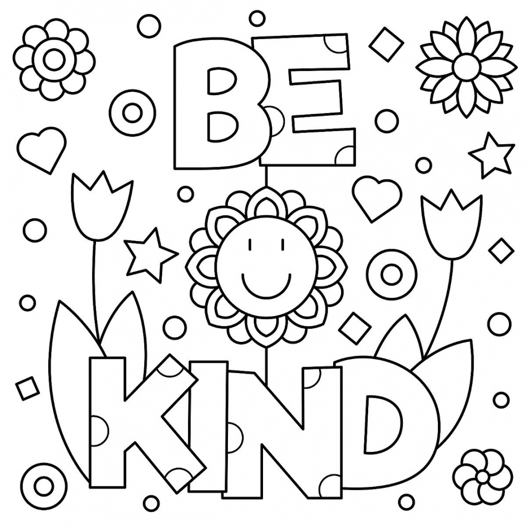 Free Printable Easy Inspirational Coloring Pages FREE Printable HQ