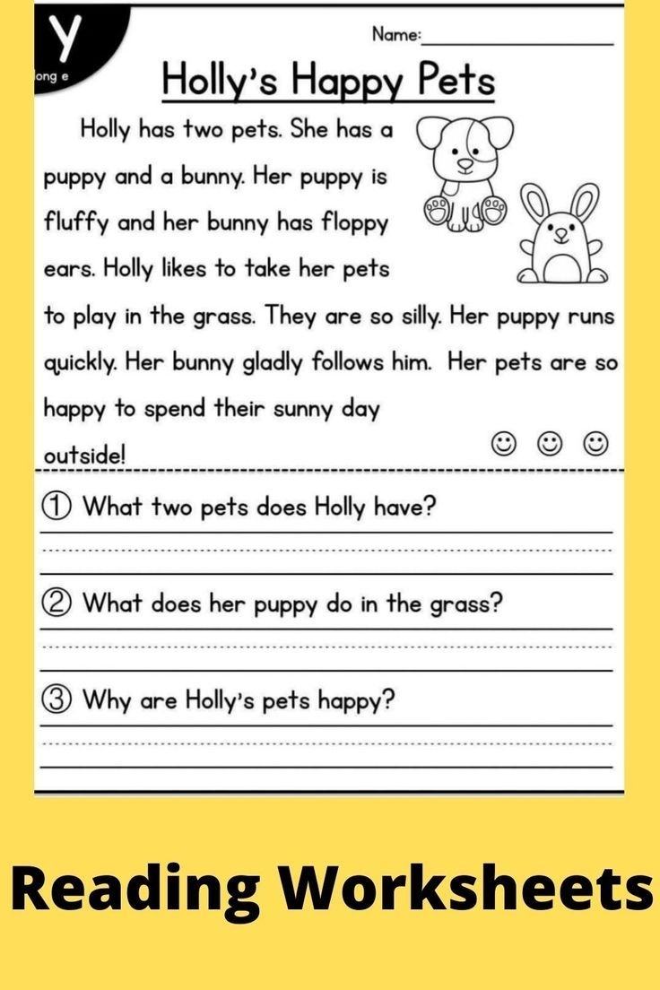 Free Printable Kindergarten Reading Worksheets Pdf Kindergarten 