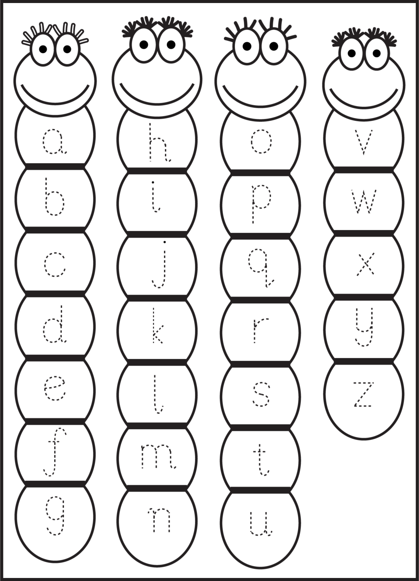 Free Printable Letter Tracing Worksheets