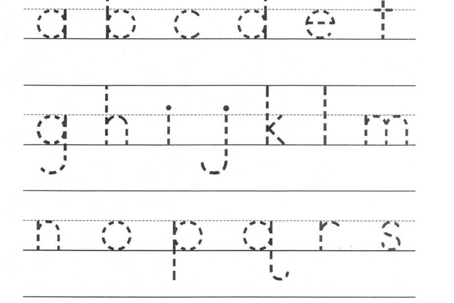 Free Printable Letter Tracing Worksheets