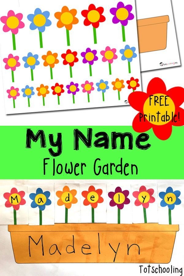 FREE Printable Name Recognition Activity For Kids To Practice Their 