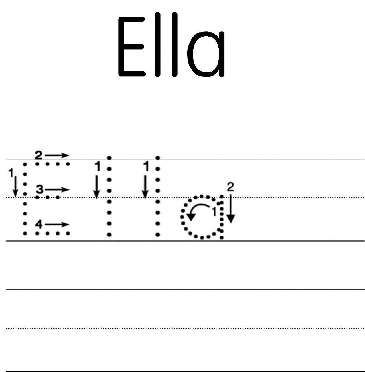 tracing name worksheets free