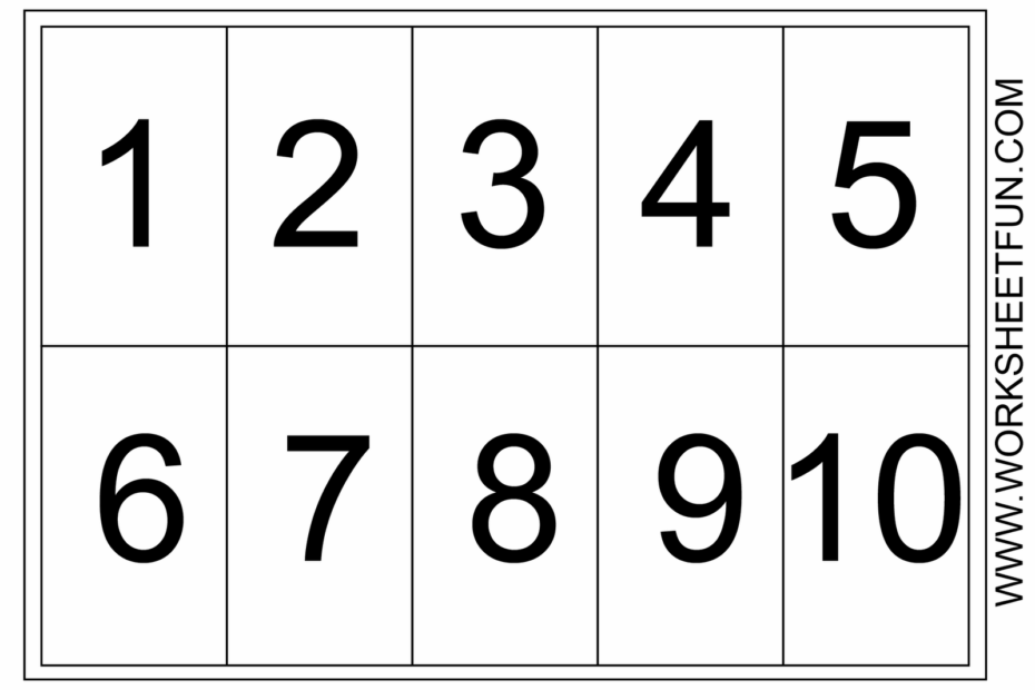 Free Printable Numbers 1 10 Fanny Printable