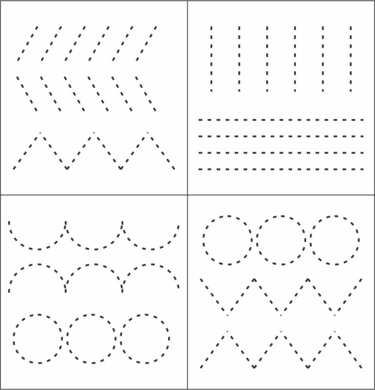 free printable pre writing patterns