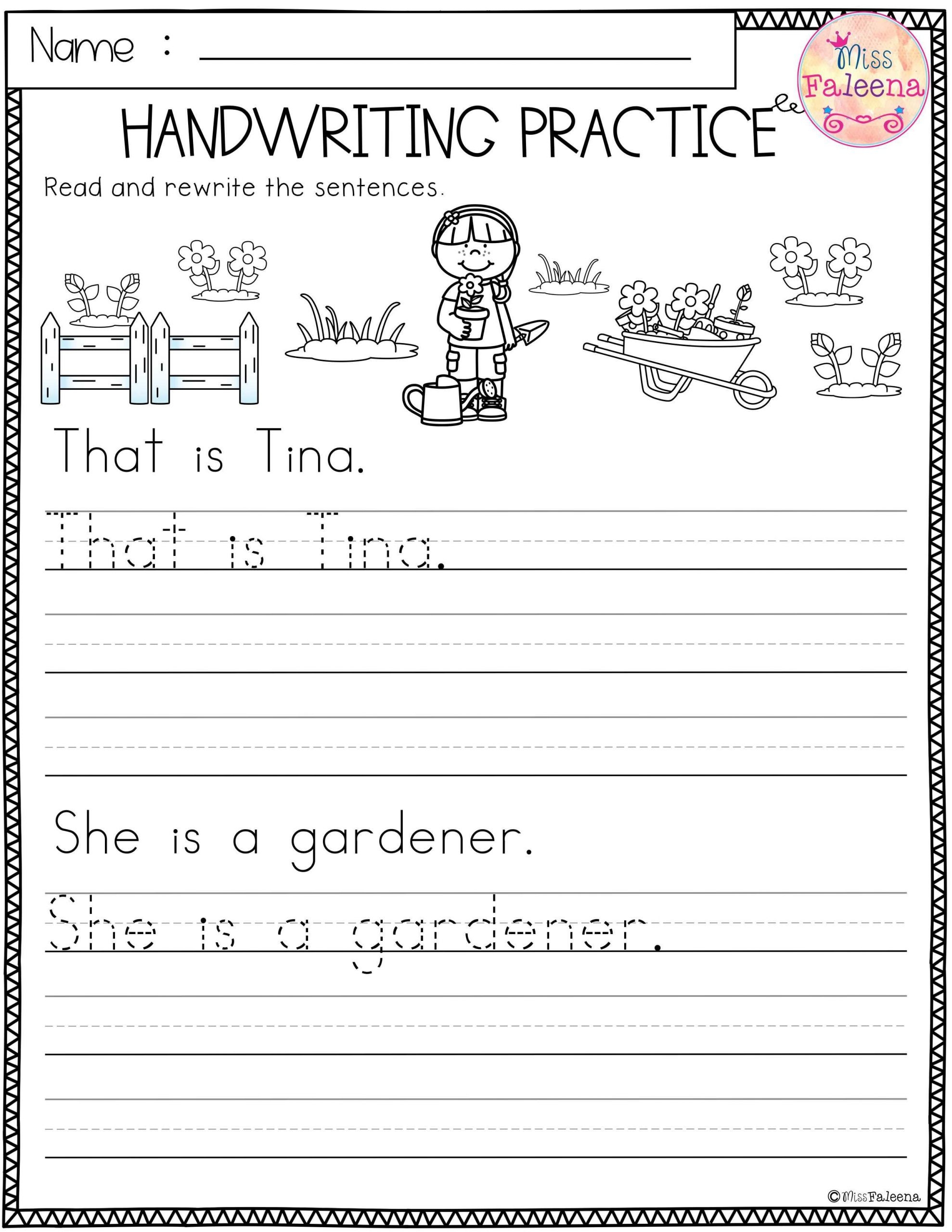 Free Printable Sentence Writing Worksheets Printable World Holiday 