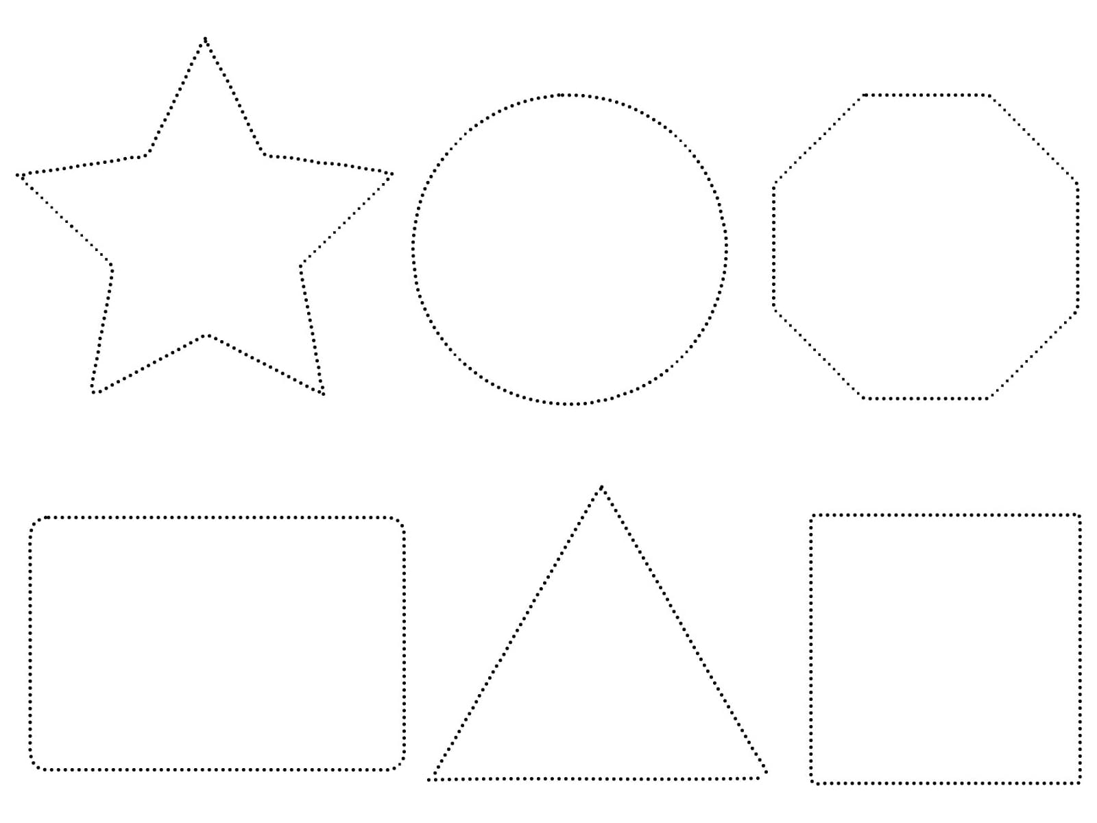 Free Printable Shapes Tracing Coloring Page Download Print Or Color 