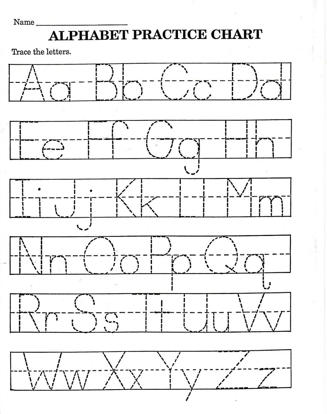 traceable letters printable pdf