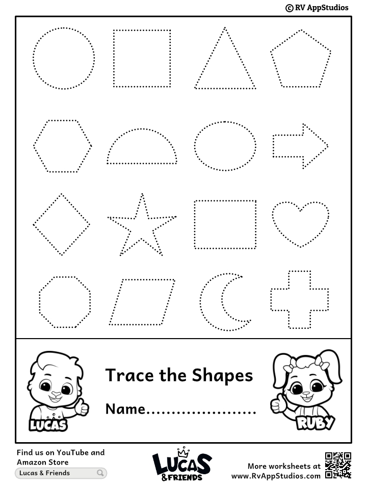 Free Printable Tracing Shapes Free Printable