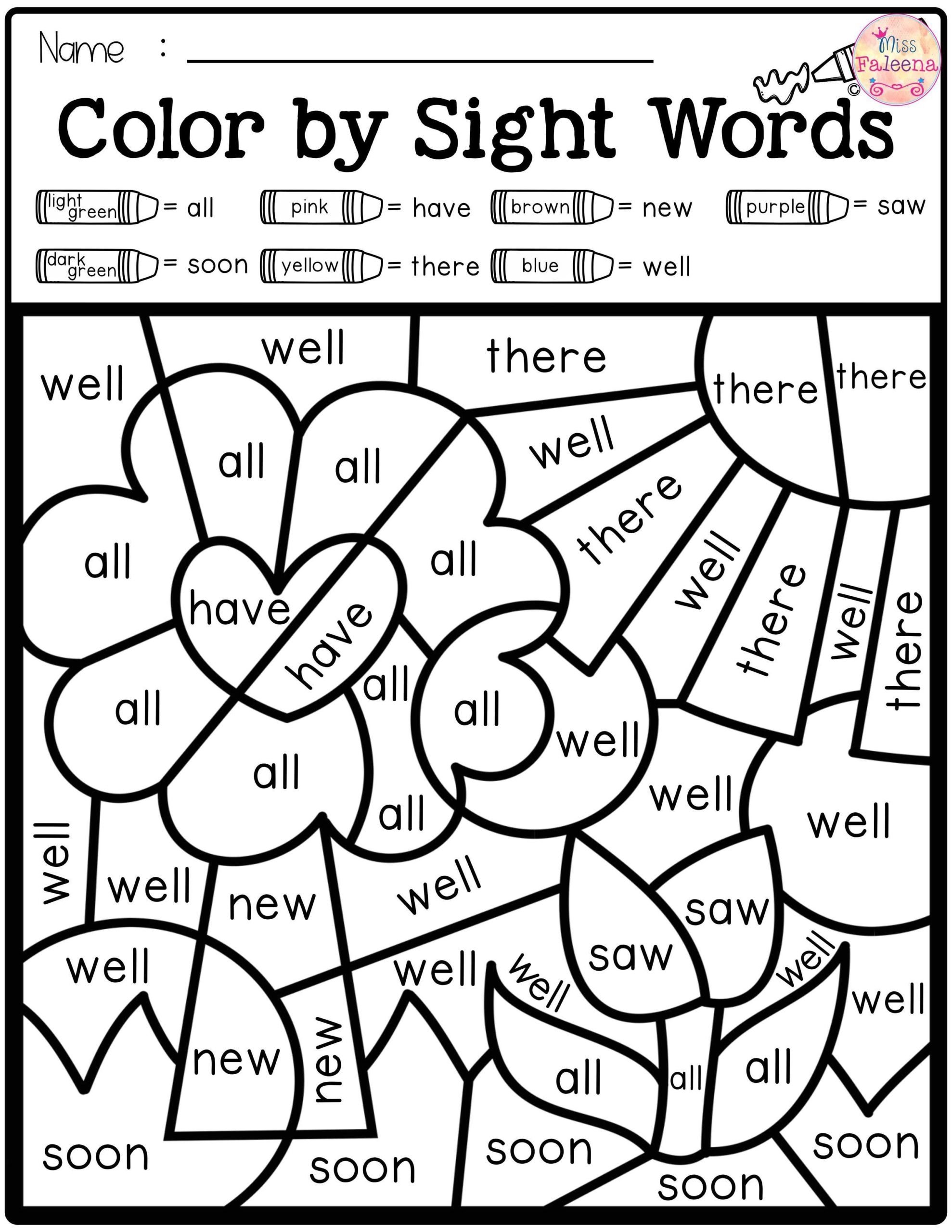 Free Printable Tracing Sight Words Worksheet Name Tracing Generator Free