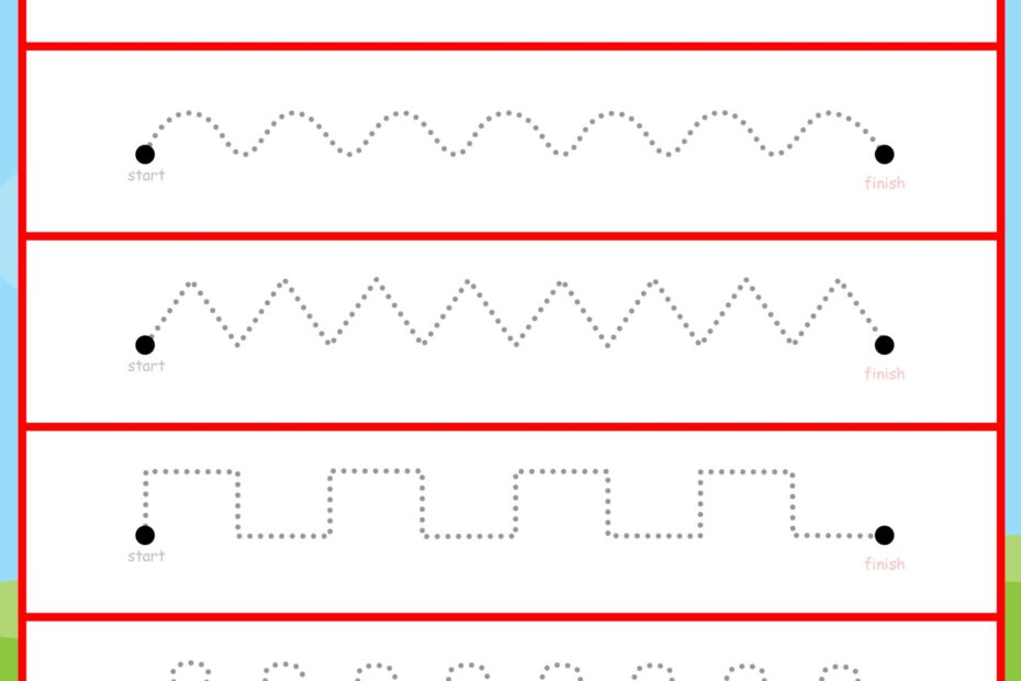 Free Printable Worksheets Tracing Lines Download Free Printable