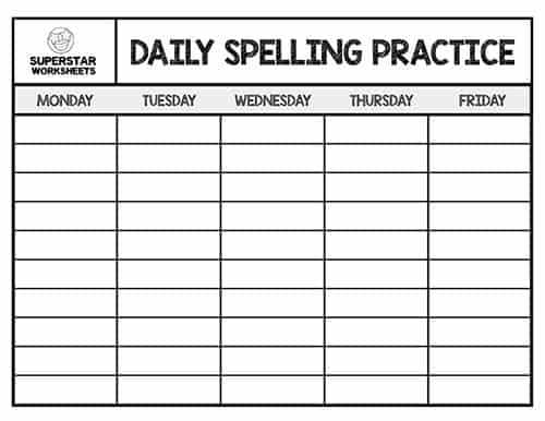 spelling worksheets for adults