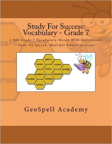 GeoSpell Academy Study For Success Vocabulary Grade 7