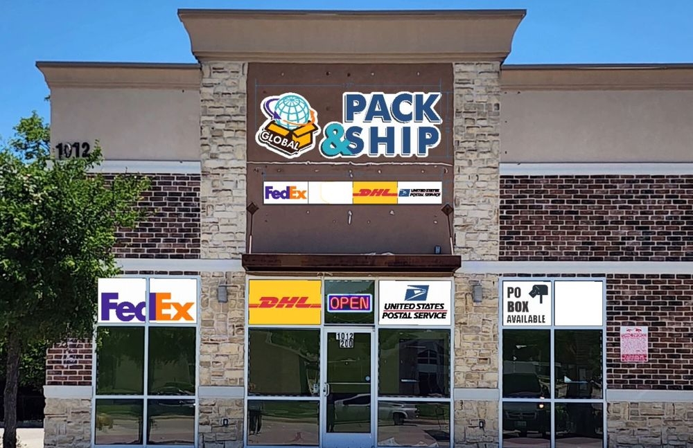 GLOBAL PACK SHIP Updated May 2025 1012 S First St Garland Texas 