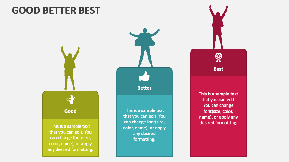 Good Better Best PowerPoint Presentation Slides PPT Template