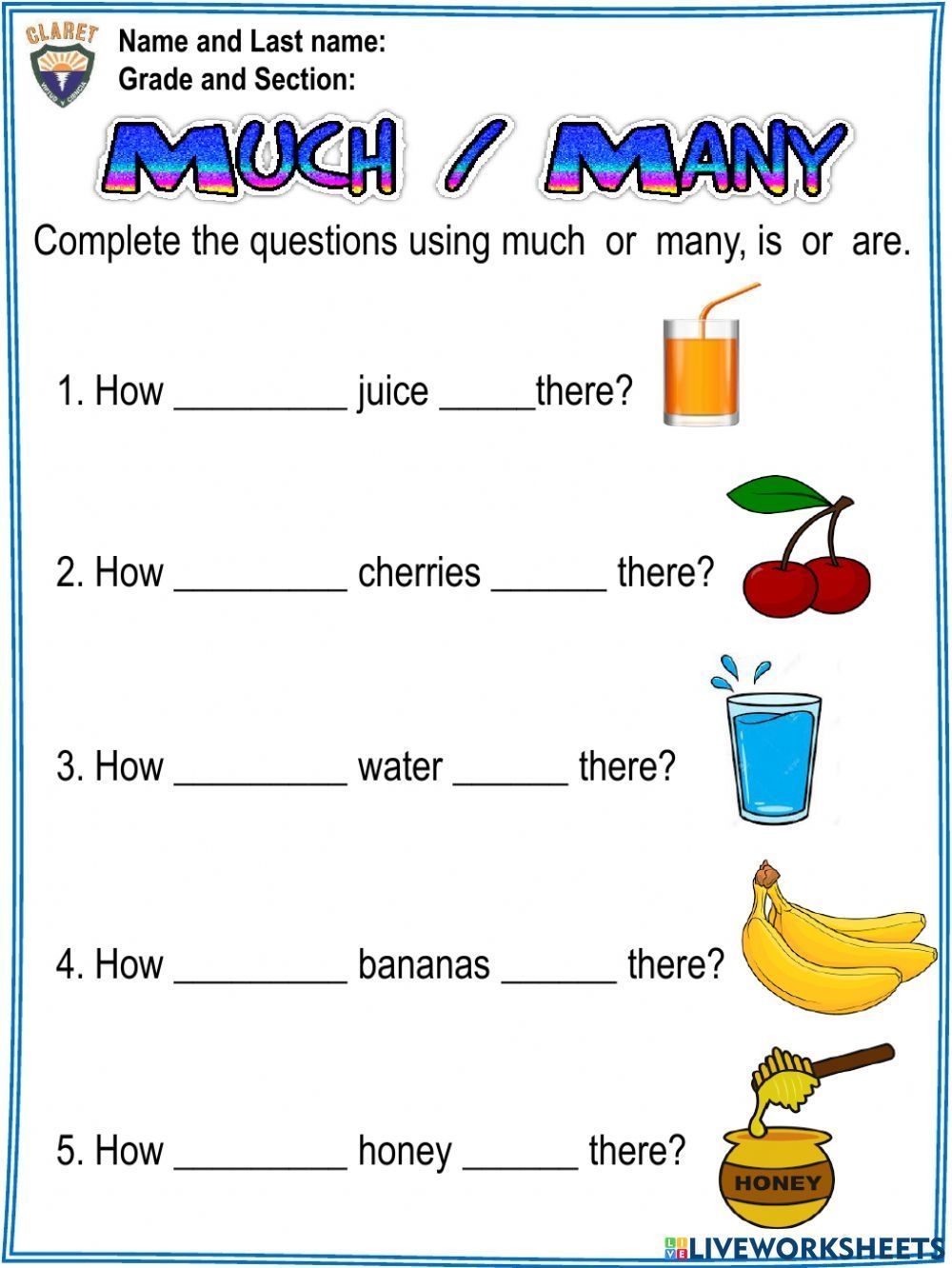 Grammar For 4th Graders Worksheets