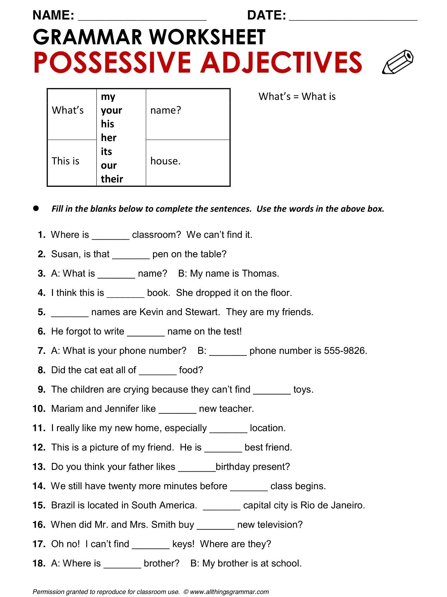 Grammar Mastery 6Th Grade Worksheets For Understanding And Practice 