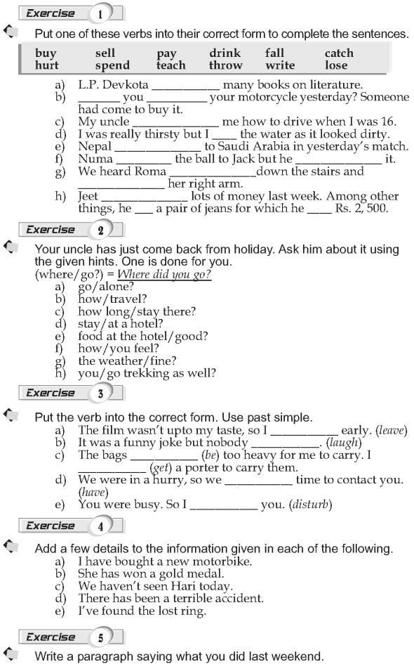 Grammar Sheets For Grade 8