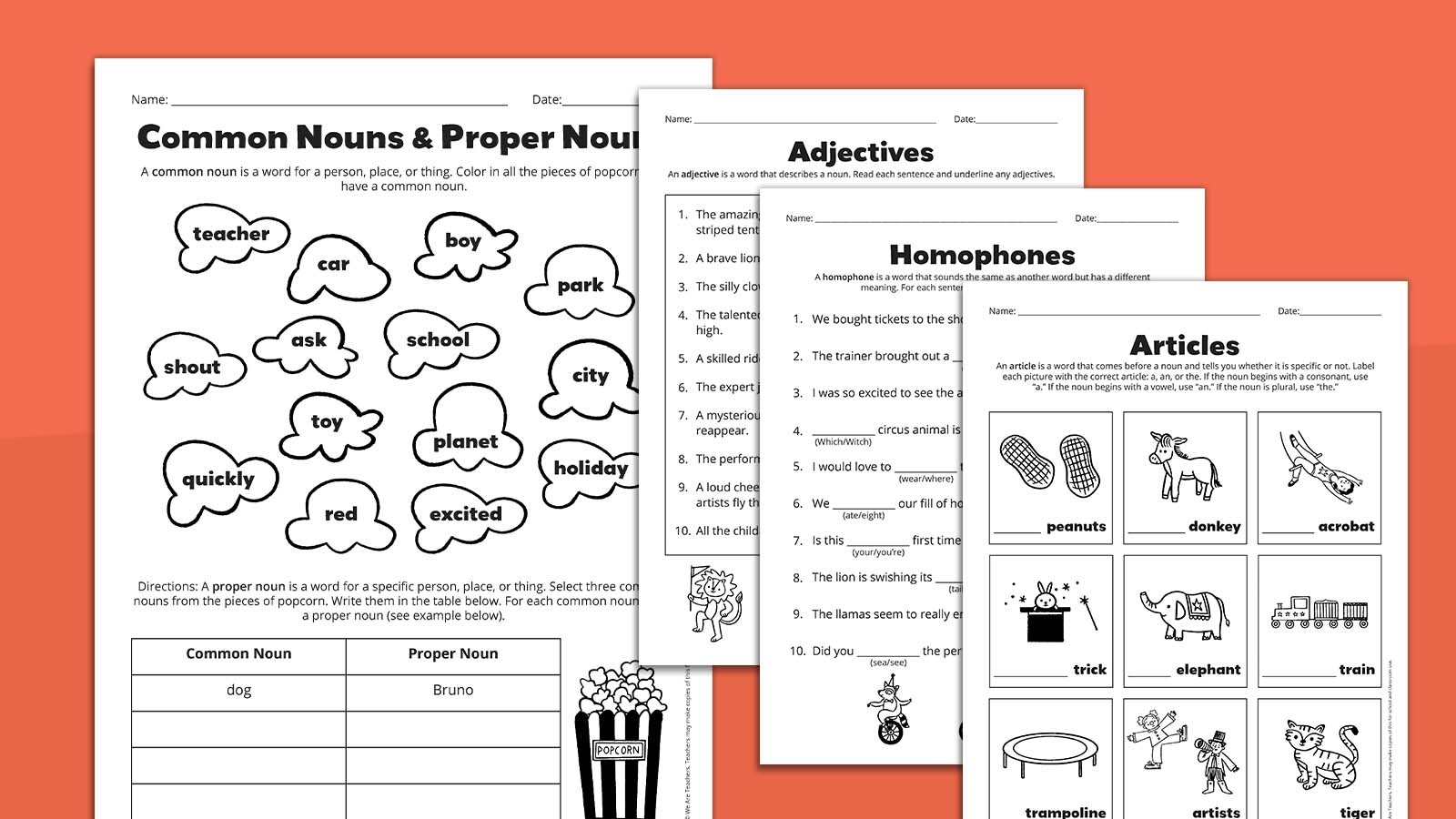 Grammar Worksheets For Grades 2 3 Free Download Worksheets Library