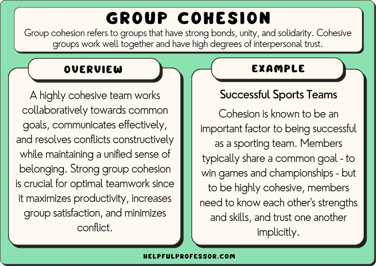 Group Cohesion Definition And 10 Examples 2025 