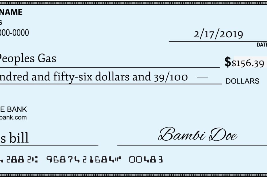 How To Write A Check Finder