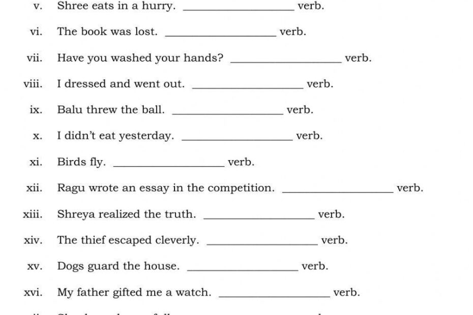Identify Whether The Given Verb Is Transitive Or Intransitive