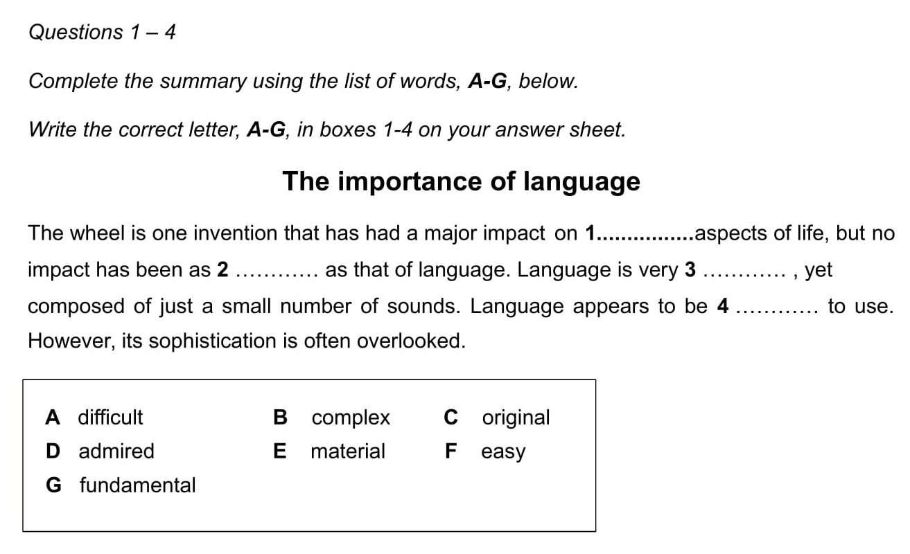 Ielts Exam Sample Paper 2023 2024 PELAJARAN