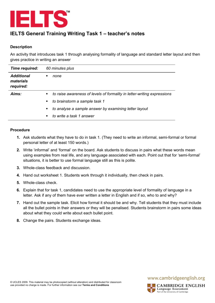 samples of ielts writing