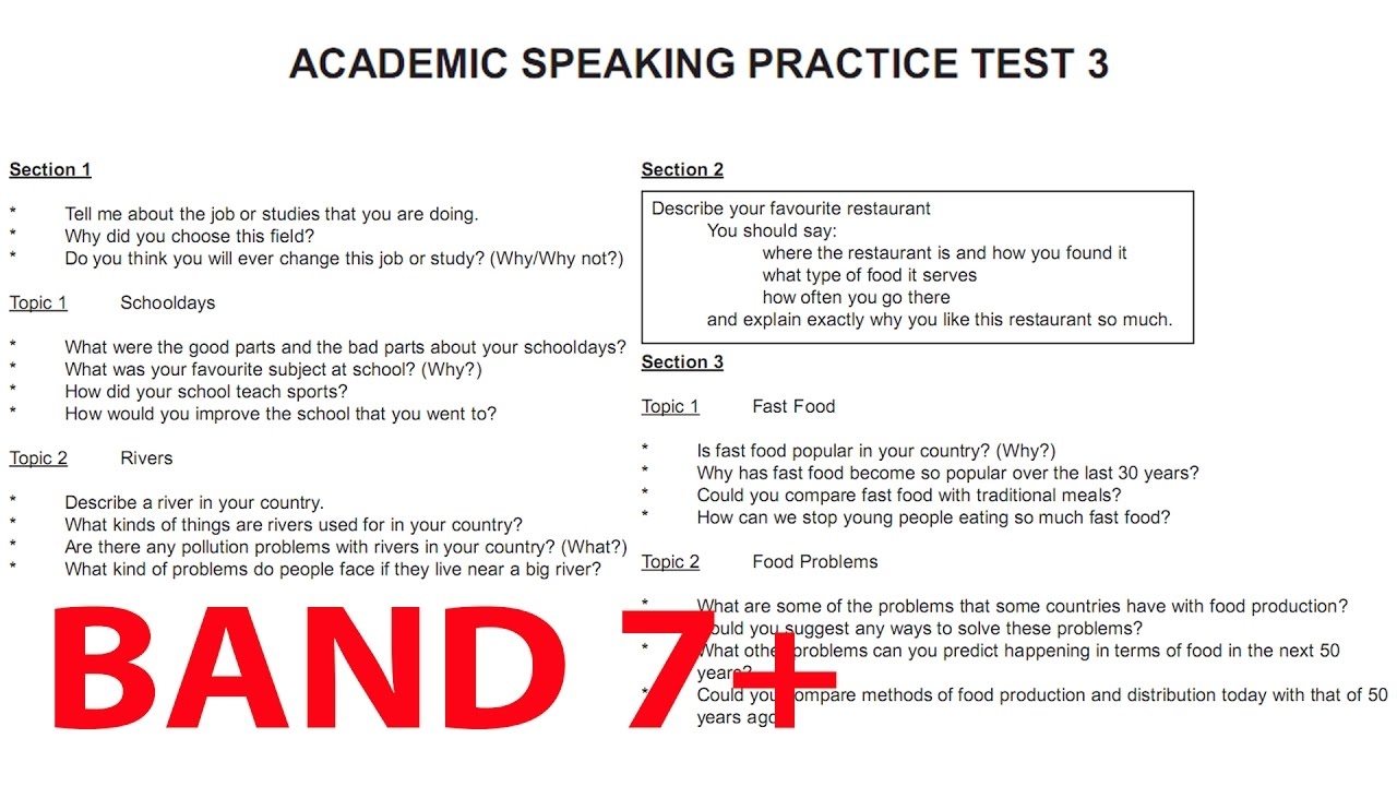 Ielts Mock Test