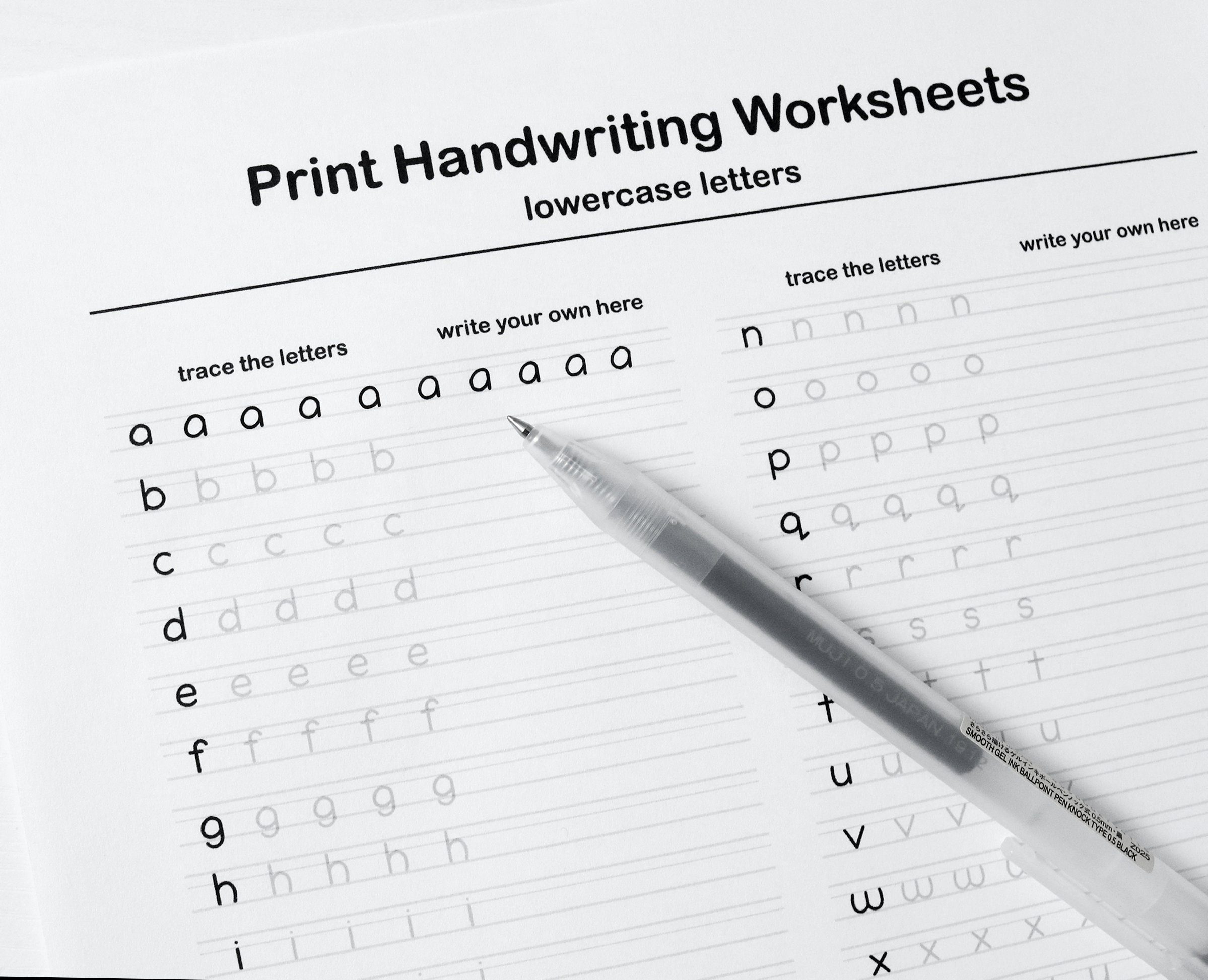 Improve Your Handwriting Printable Practice Worksheets For Adults