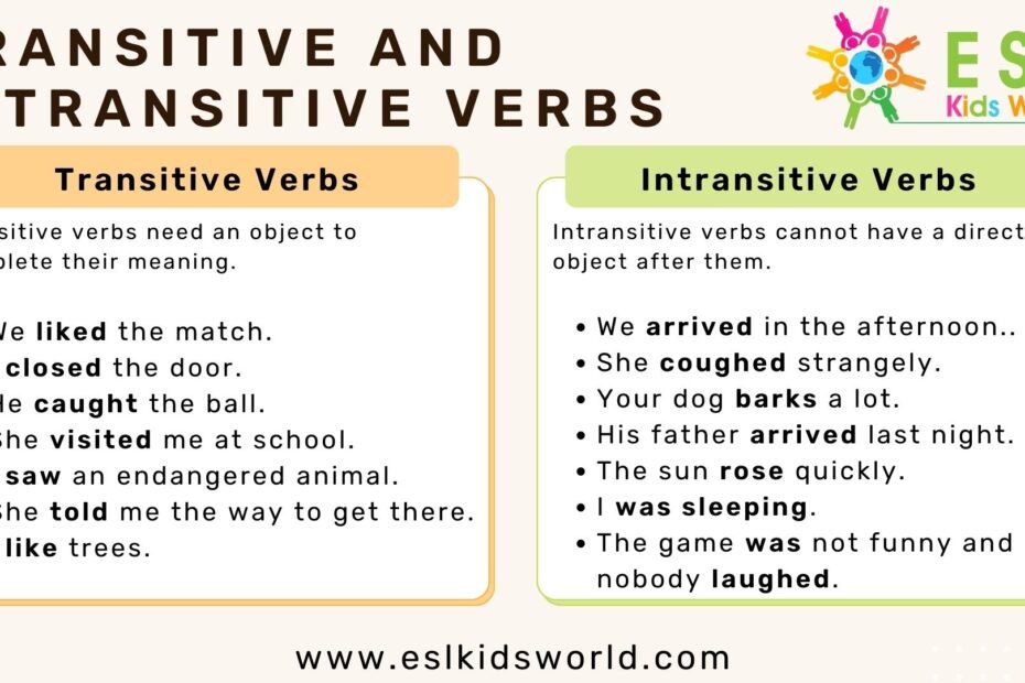 Intransitive And Transitive Verb Examples What Are 60 OFF