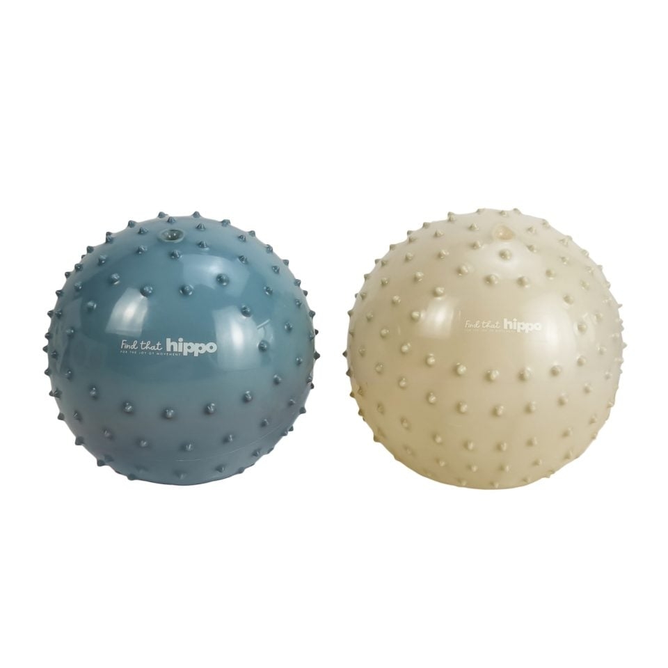 K p Find That Hippo Sensory Balls Metallic Blue Khaki 53100401 