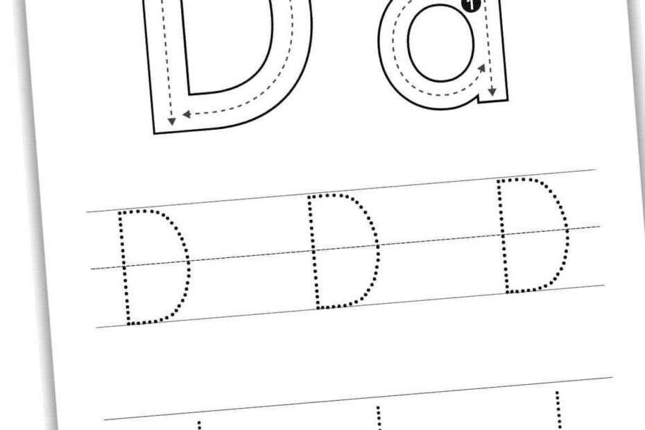 Letter Tracing Worksheets Preschool Mom Worksheets Library