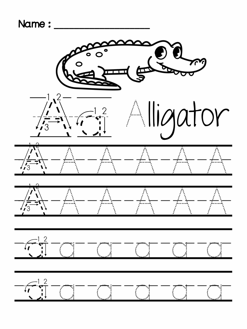 Letter Worksheets A AlphabetWorksheetsFree