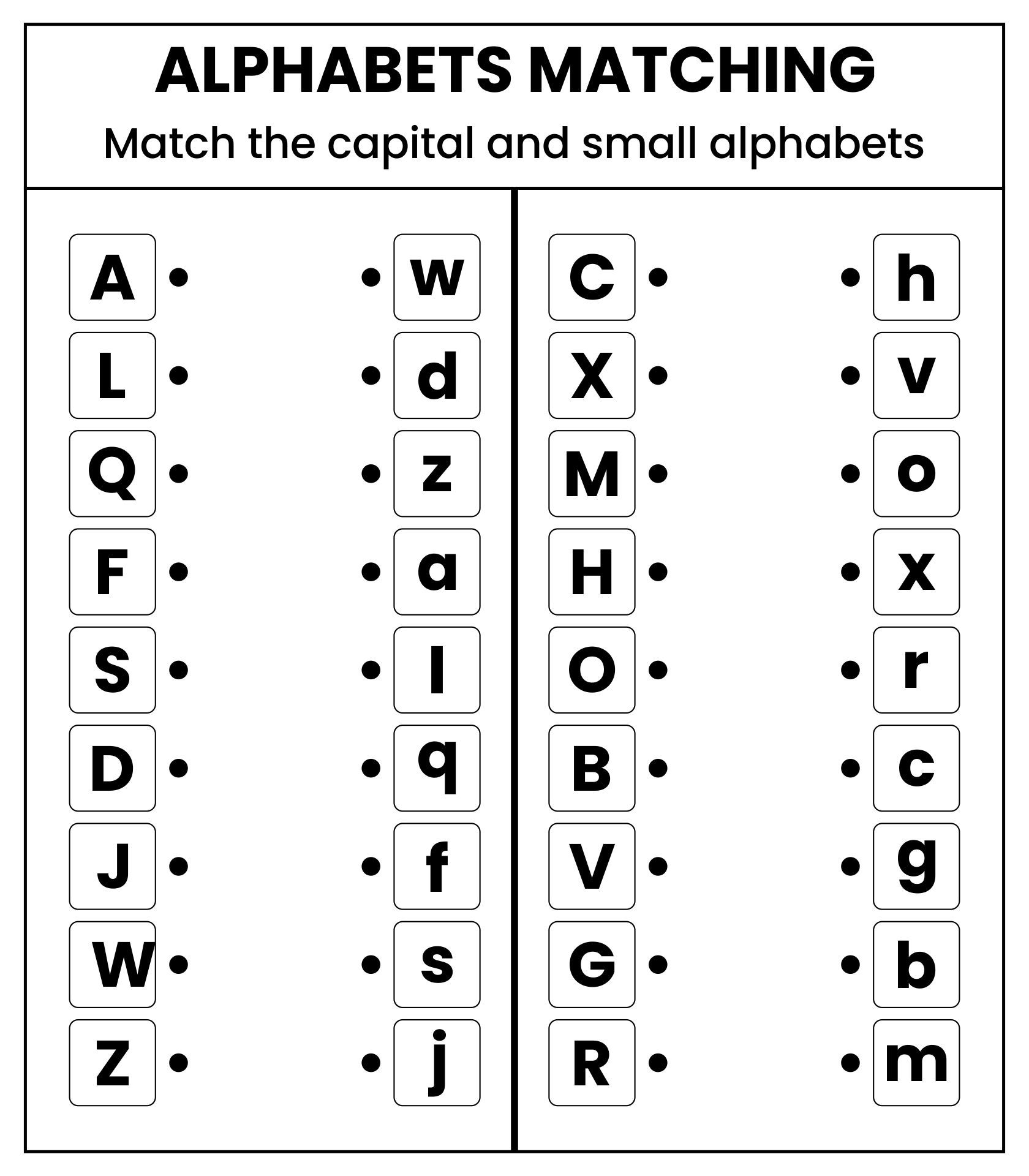 Letters Of The Alphabet Printable Pdf