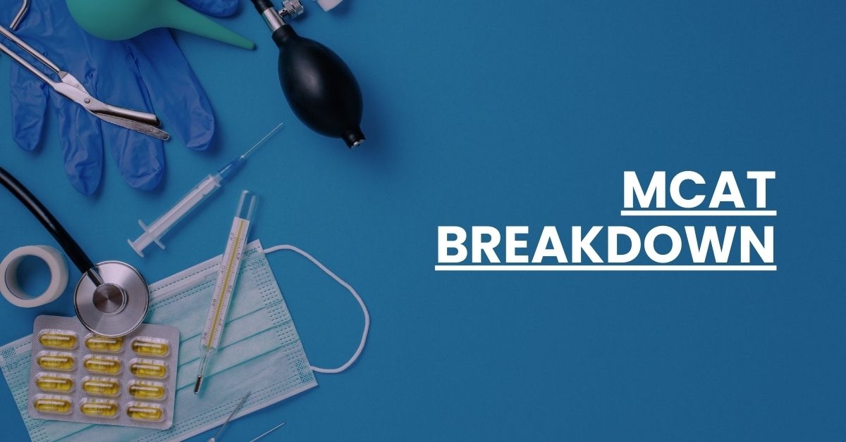 MCAT Breakdown MCAT 101