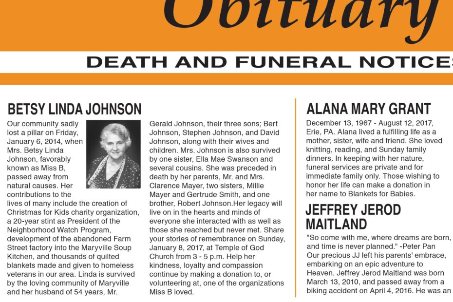 Minnesota Death Notices 2025 Owen M Harriet
