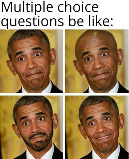 Multiple Choice Questions Be Like Funny