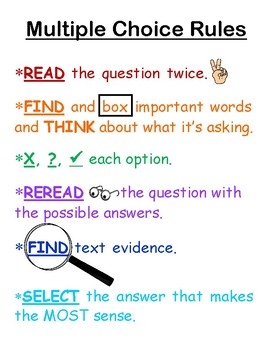 multiple choice exam strategies